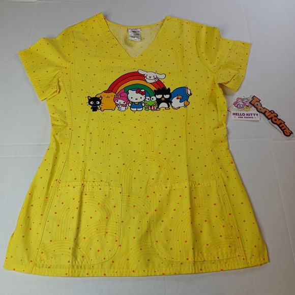 Hello Kitty and Friends Scrub Top - Picture 1 of 8